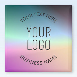 Logo hochladen | Farbenfrohe Farbveränderungen Magnet