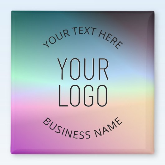 Logo hochladen | Farbenfrohe Farbveränderungen Magnet