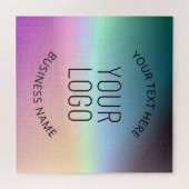 Logo hochladen | Farbenfrohe Farbveränderungen Puzzle (Horizontal)