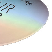 Logo hochladen | Farbenfrohe Farbveränderungen Schneidebrett (Ecke)