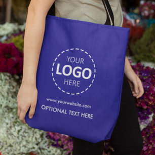 Logo Hochladen Marketing Blue Tot Bag Tasche