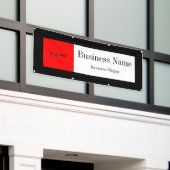 Logo hochladen (rot), Grenzfarbe ändern, Text hinz Banner (Äußeres Gebäude)