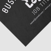 Logo hochladen | Schwarz/Weiß (bearbeitbar) Seidenpapier (Ausschnitt)