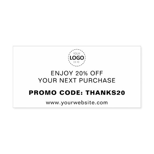 Logo Hochladen von benutzerdefinierten Rabatten Permastempel (Design)