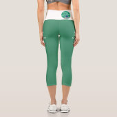 Logo Hochwertige Kapsel Capri Leggings (Rückseite)