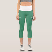 Logo Hochwertige Kapsel Capri Leggings (Vorderseite)