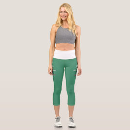 Logo Hochwertige Kapsel Capri Leggings