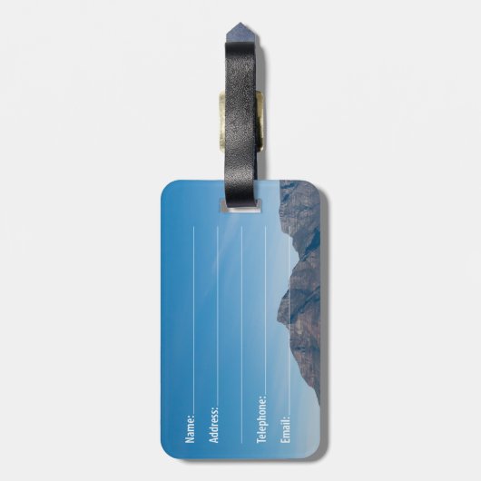 Logo-Hoffnung in Cape Town-Gepäckanhänger Gepäckanhänger (Rückseite vertikal)