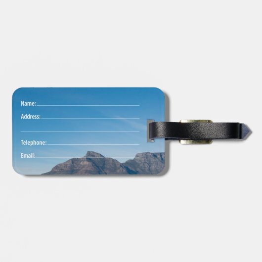 Logo-Hoffnung in Cape Town-Gepäckanhänger Gepäckanhänger (Rückseite horizontal)