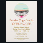 Logo "Holistic Health and Healing Arts Sunrise" Flyer<br><div class="desc">Zen wie Logo-Abbildung des abstrakten Horizonts mit Sonnenaufgang ( oder Sonnenuntergang ) über farbenfrohe Wiese. Eine künstlerische und einzigartige Netzwerkkarte,  die sich auf ganzheitliche Gesundheit,  Schönheit sowie Natur und handgemachte Mode und Schmuck spezialisiert hat.</div>