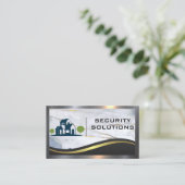 Logo "House Landscape" | Real Anwesen Visitenkarte (Stehend Vorderseite)