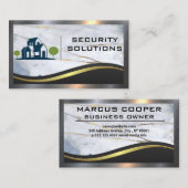 Logo "House Landscape" | Real Anwesen Visitenkarte (Vorne/Hinten)