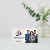 Logo "House Renovations" | Unternehmen Visitenkarte (Stehend Vorderseite)