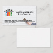 Logo "House Renovations" | Werksteine Visitenkarte (Vorne/Hinten)