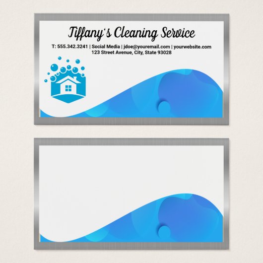 Logo "House Soap Bubbles" (Vorne & Hinten)
