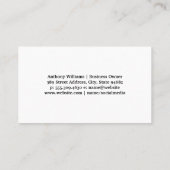 Logo "House Squeegee" | Sparkle Visitenkarte (Rückseite)