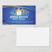 Logo "House Tools" | Blueprint | Konstruktion Visitenkarte (Vorne/Hinten)