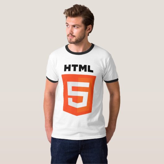 Logo HTML5 T-Shirt (Vorne ganz)