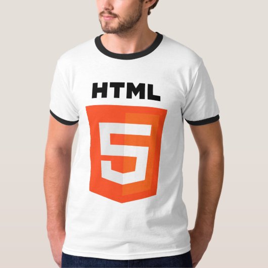 Logo HTML5 T-Shirt (Vorderseite)