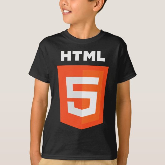 Logo HTML 5 T-Shirt (Vorderseite)