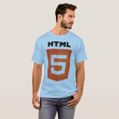 Logo HTML 5 T-Shirt (Vorne ganz)