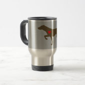 Logo-Hundependler-Tasse Reisebecher (Vorderseite Links)