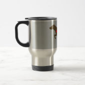 Logo-Hundependler-Tasse Reisebecher (Links)