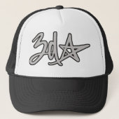 Logo-Hut des Stern-3d Truckerkappe (Vorderseite)