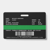 Logo-ID des Beruflichen Offiziers für den Gamemark Ausweis (Rückseite)