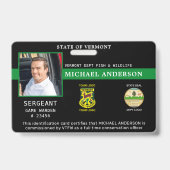 Logo-ID des Beruflichen Offiziers für den Gamemark Ausweis (Vorderseite)