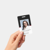 Logo-ID des Fotos für Firmenmitarbeiter Ausweis (Handheld)