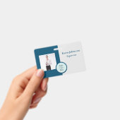 Logo-ID des Unternehmens für die Foto-Identifikati Ausweis (Handheld)