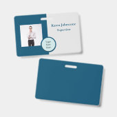 Logo-ID des Unternehmens für die Foto-Identifikati Ausweis (Vorder- & Rückseite)