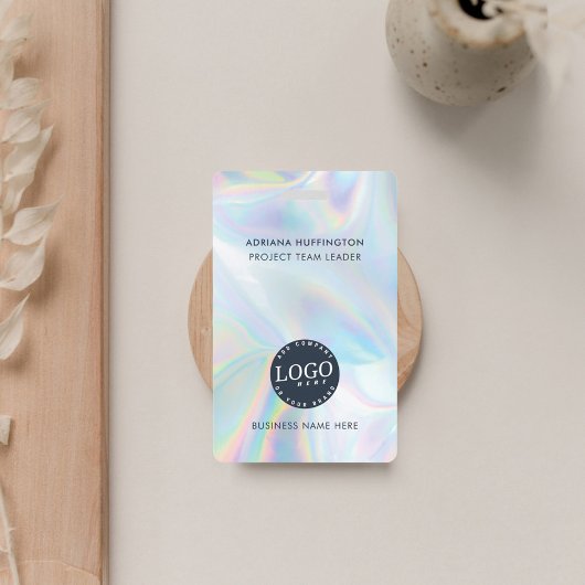 Logo-ID für Unternehmen Holografic Employee Ausweis