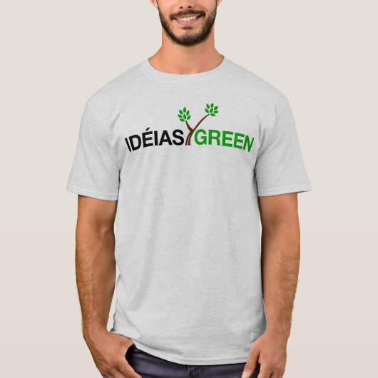 LOGO Ideias grüner Klassiker T-Shirt (Vorderseite)