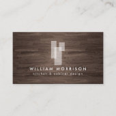 Logo II für moderne architektonische Blöcke auf du Visitenkarte (Vorderseite)