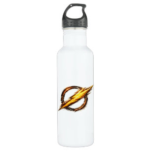 Logo im Flash inspirierten Stil  Edelstahlflasche