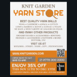 Logo im Orange-Garn-Store, Knitterladen, Garnspeic Flyer<br><div class="desc">Orange Garn Store Logo,  Knitting Store,  Garn Store Werbung Flyer durch den Business Card Store.</div>