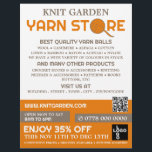 Logo im Orange-Garn-Store, Knitterladen, Garnspeic Flyer<br><div class="desc">Orange Garn Store Logo,  Knitting Store,  Garn Store Werbung Flyer durch den Business Card Store.</div>