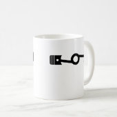 Logo im Stil "World is Flat" ohne Beschriftung Kaffeetasse (VorderseiteRechts)