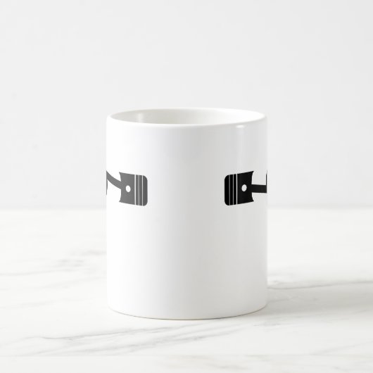 Logo im Stil "World is Flat" ohne Beschriftung Kaffeetasse (Mittel)