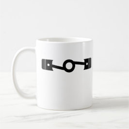 Logo im Stil "World is Flat" ohne Beschriftung Kaffeetasse