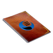 Logo-Imitat-Leder-Blick Personalised Company Notizblock (Rechte Seite)