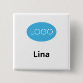 Logo-Individuelle Name-Abzeichen Button (Vorderseite)