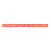 Logo-Individuelle Name-Bekleidungsmarken Satinband (Vorderseite)