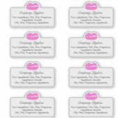 Logo-Ingredienz für Lipgloss Aufkleber (Vorderseite)