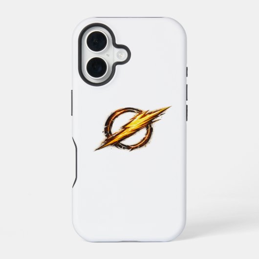 Logo inspiriert von Flash iPhone 16 Hülle (Rückseite)
