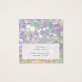 Logo-Iridesing-Abstrakte Ohrring-Anzeigetafel hinz (Rückseite)