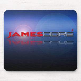 Logo James Dore blaue lense Mousepad