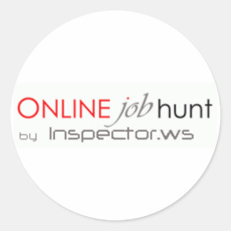 Logo-Jobs-Aufkleber Runder Aufkleber